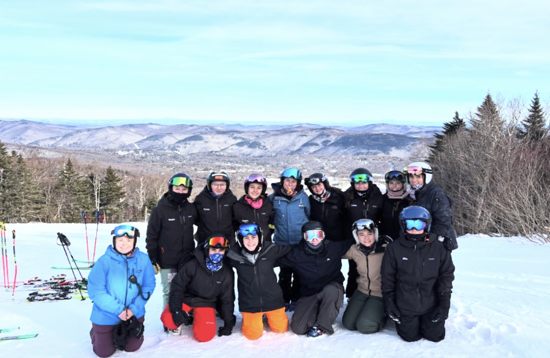 BHS Ski Team poses for a photo at Killington Ski Resort in Vermont